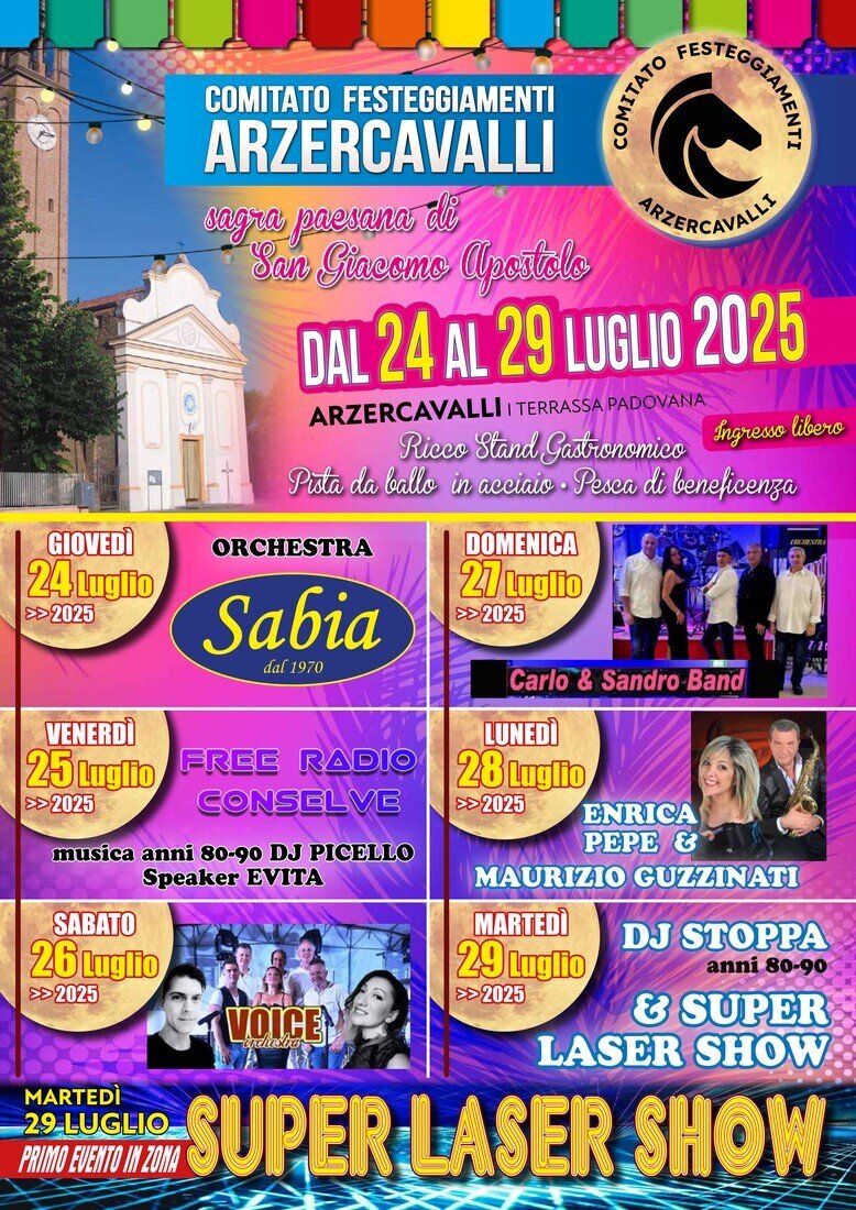Manifesto di Sagra di San Giacomo Apostolo