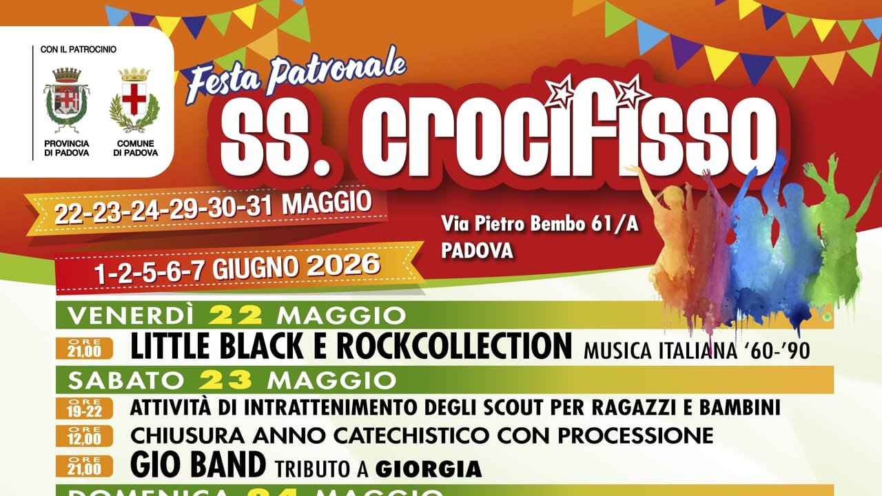 Manifesto di Festa Patronale del SS. Crocifisso