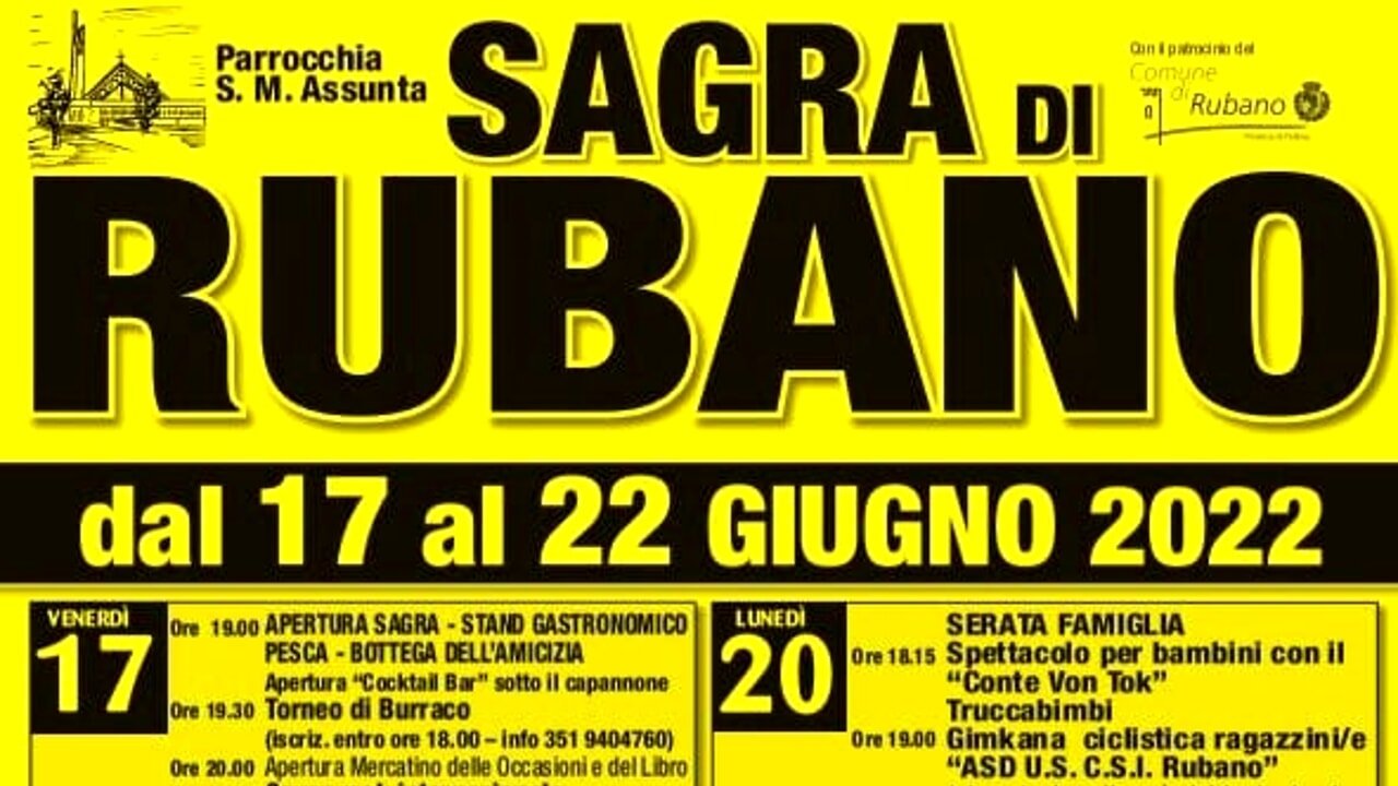 Locandina di Sagra di Rubano