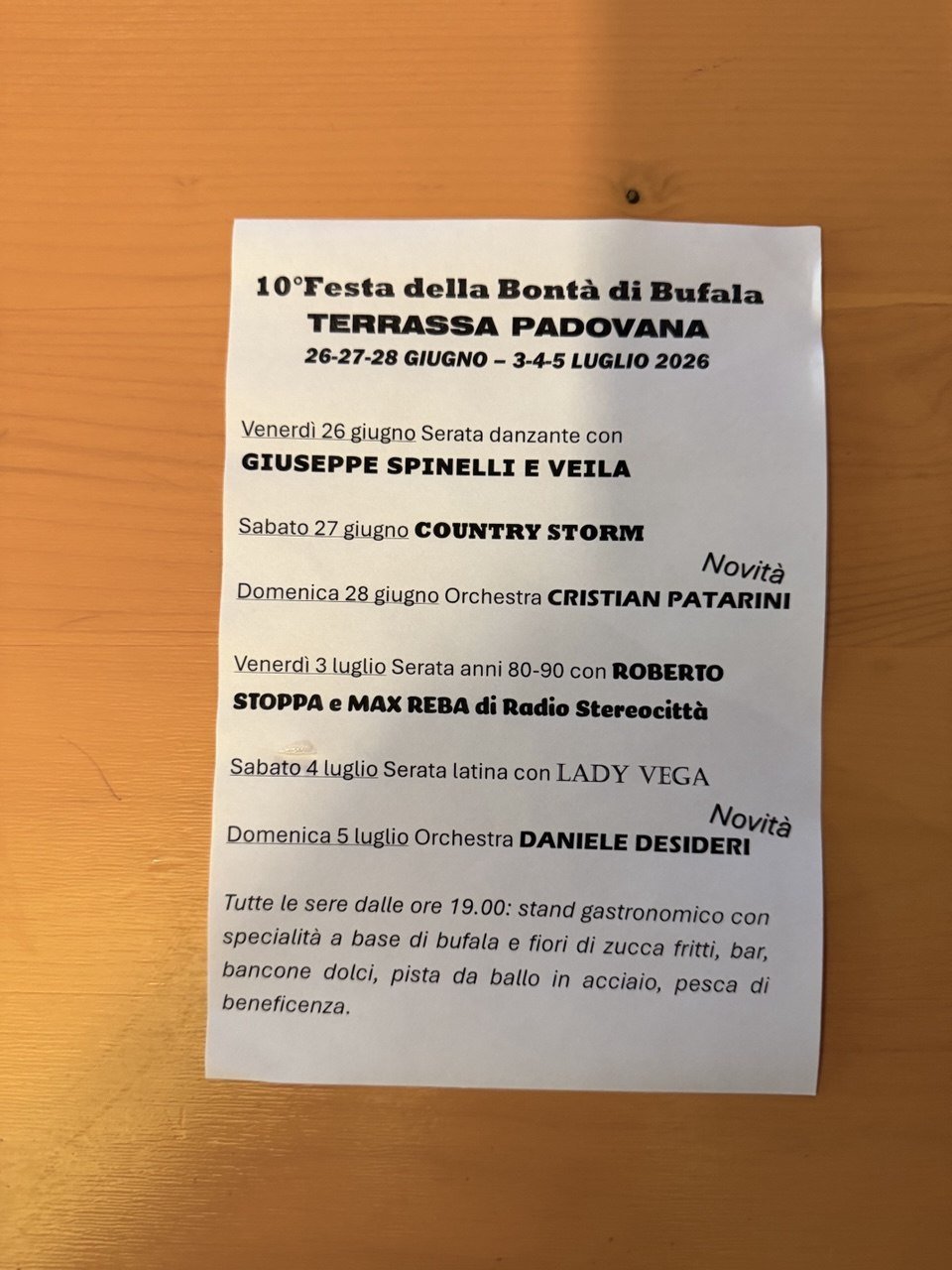 Manifesto di 10° Festa della Bontà di Bufala