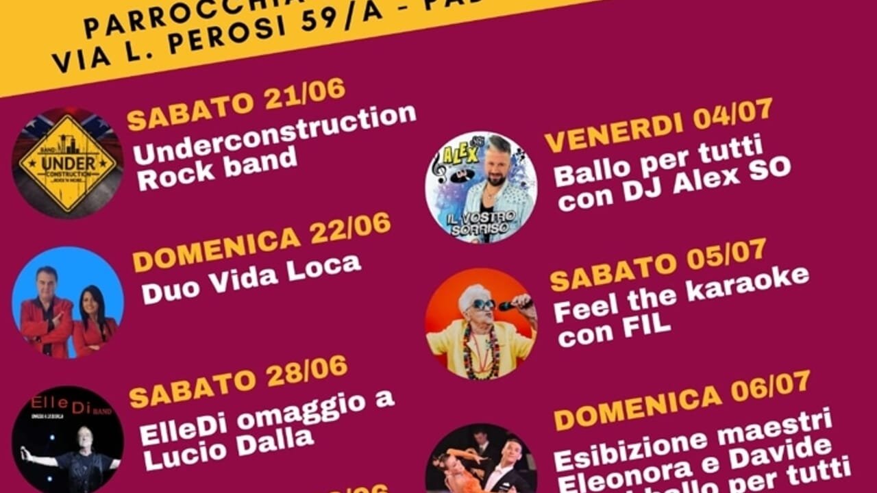 Manifesto di Sagra di San Lorenzo all'Arcella