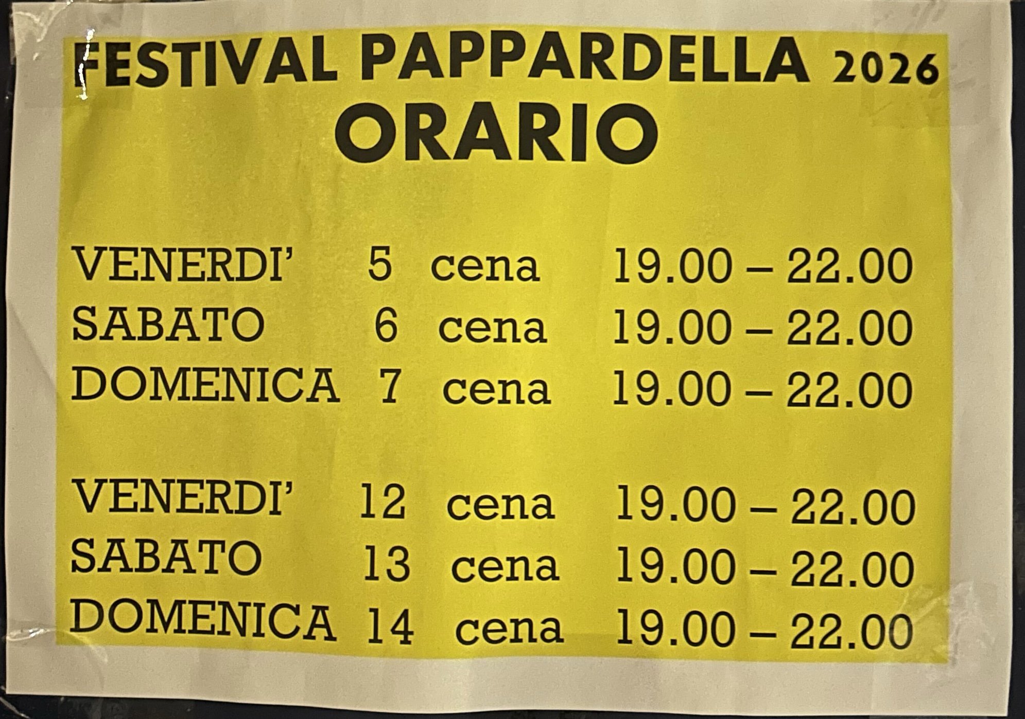 Manifesto di Festival della Pappardella e Gran Fritto di Pesce (2)